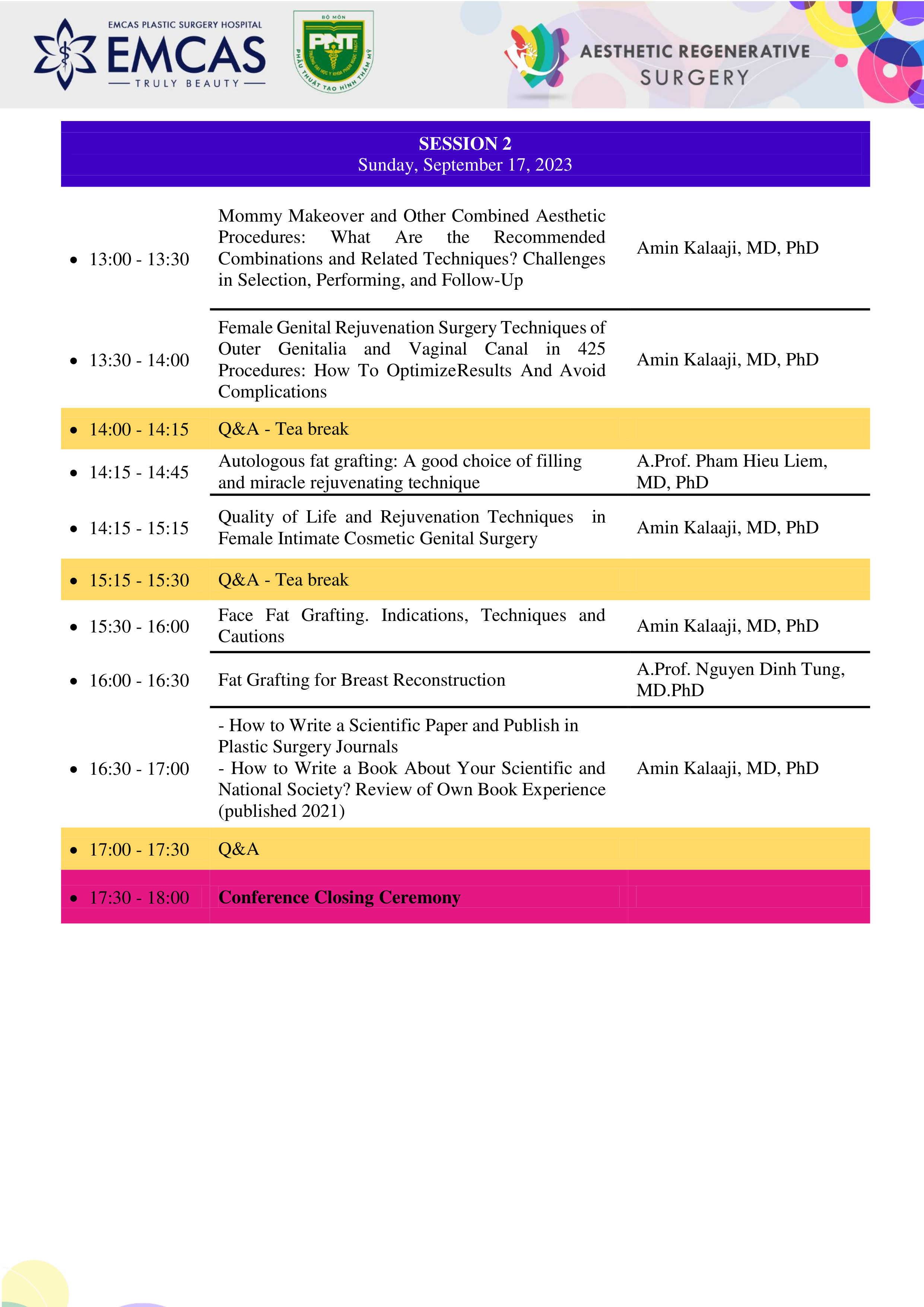 PARS 2023 agenda - English - page 2