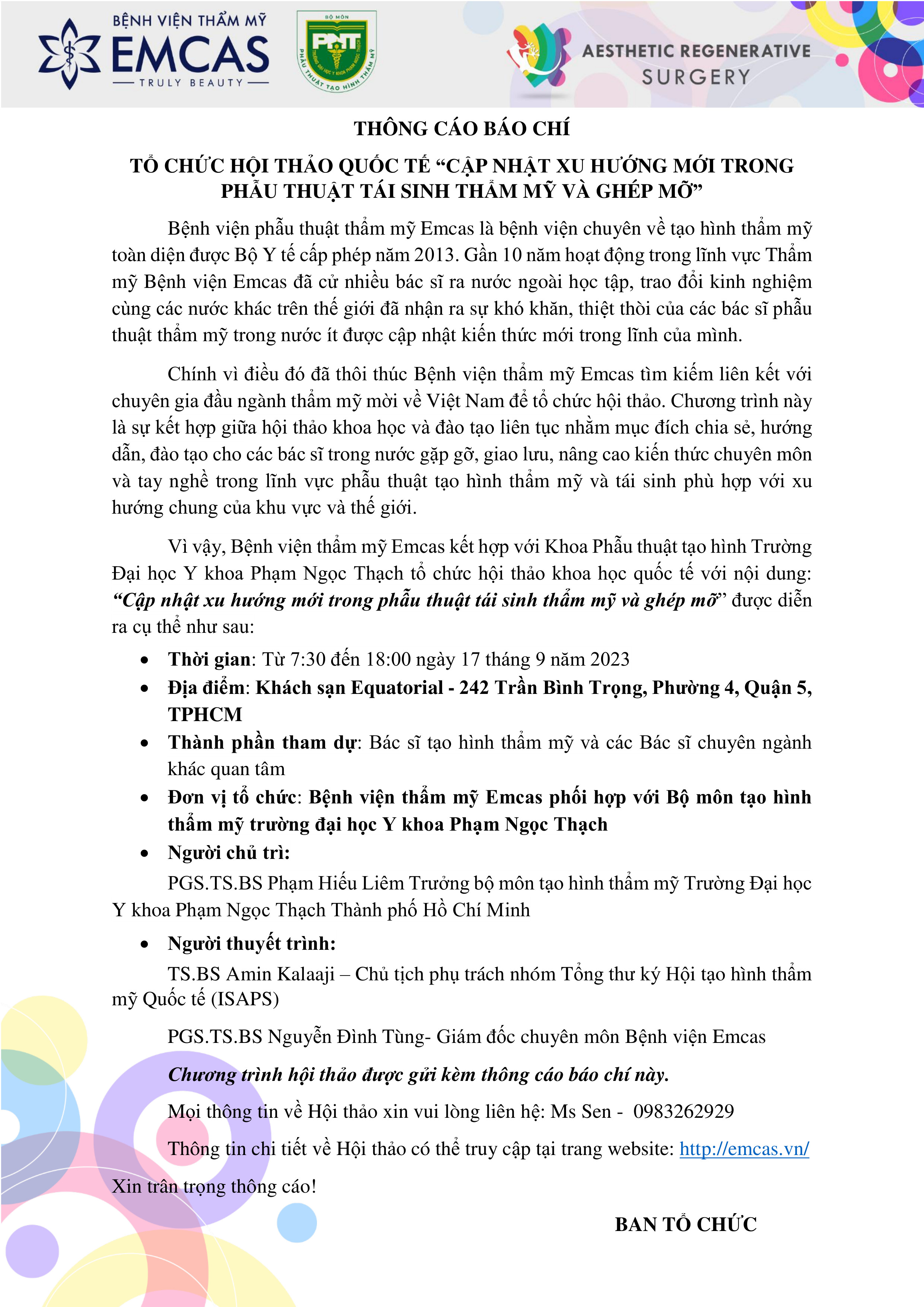 PARS 2023 press release